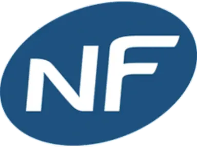 Logo officiel NF AFNOR — norme NF C 15-100 installation electrique